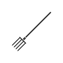 Pitchfork icon flat