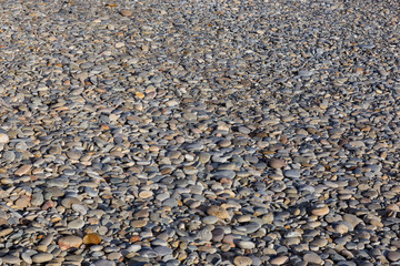Pebbles at Paleochora beach in Crete Greece