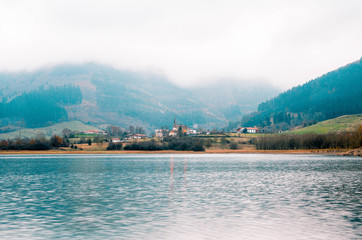 Reservoir of Urkulu, Guipuzcoa, Basque Country