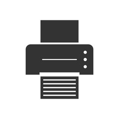 Printer icon flat