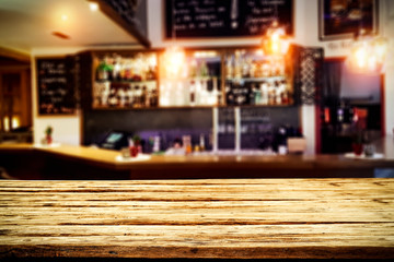 Table background and bar interior 