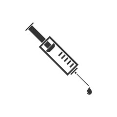 Vaccination icon flat