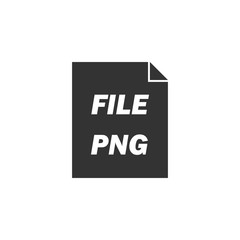 PNG file icon flat