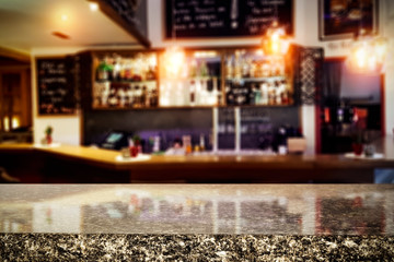 Table background and bar interior 