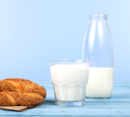 dairy product milk and bread