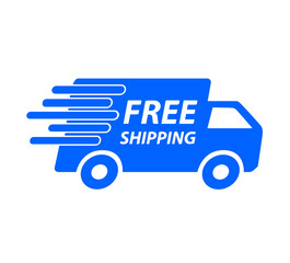 Fast and Free Shipping vector trust logo