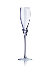 empty glass isolated on white