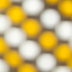 background of unsharp round bokeh, located rhythmically diagonally
