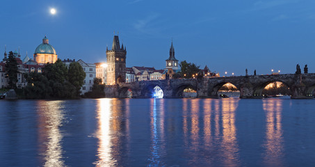 Fototapeta na wymiar Prague Charles Bridge
