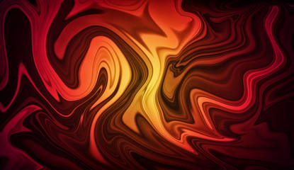 Creative liquid wave art. Colorful marble background wallpaper.Digital artwork for graphic design. Conceptual vibrant bright pattern