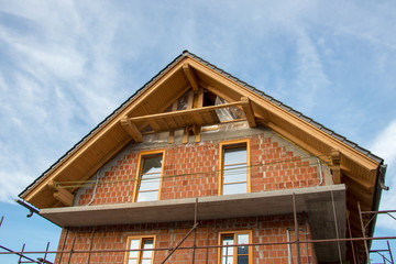 top balcony of a unfinished house