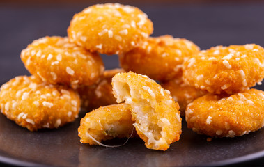 Balls cheese with halapenye