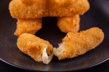 Cheese sticks breaded