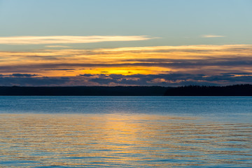 Fototapeta premium Rich Northwest Sunset