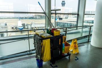 Airport Cleaning Material Carriage
