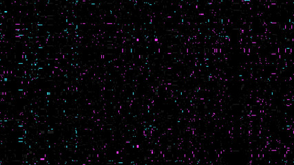 Glitch. Abstract shapes. Chaos. Pixel. Cyberpunk. Computer screen error. Digital design. Pixel noise. Virtual. TV signal fail. Futuristic. Glitch background.