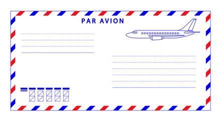 Air mail envelope