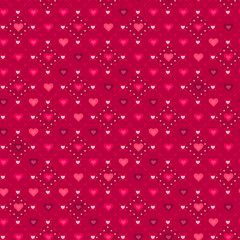 Love seamless pattern with heart