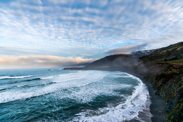 Morning at the Coast from Cliffs