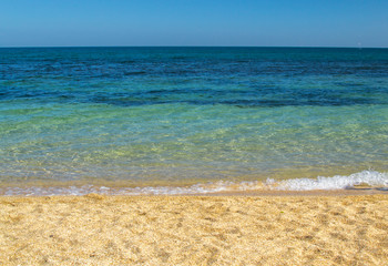 Sandy summer beach