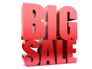  Big Sale Word ,3D render