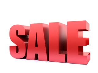  Sale Word ,3D render