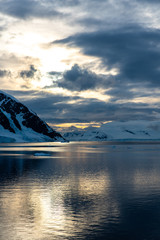 Sunset in Antarctica