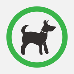 dog friendly signs, walks with dogs, man helper