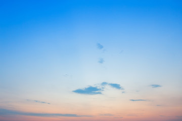 blue dramatic sunset sky texture background.