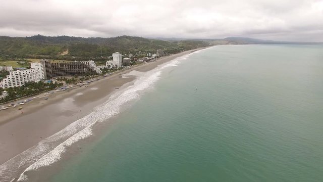 Beach the Ecuadorian Esmeraldas Region