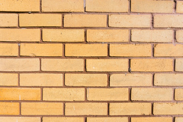 Orange brick wall