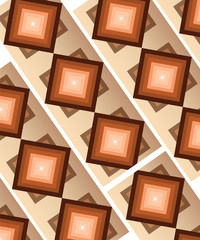abstract background with brown squares vector