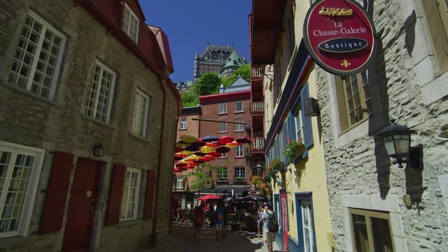 Rue du Cul de Sac in Quebec City