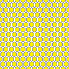 Seamless abstract honeycomb pattern background. Ideal for packaging and label designs.