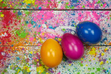 Ostereier ganz bunt