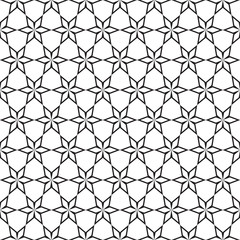 Obraz premium Seamless Intersecting star pattern background