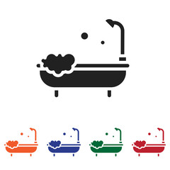 Bath icon vector