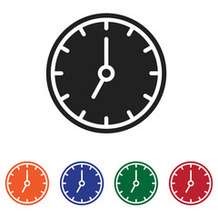 Clock icon vector