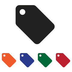 Tag icon vector