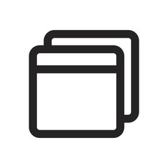 Folders vector icon