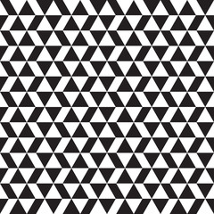 Seamless geometric triangle and rhombus alternating pattern