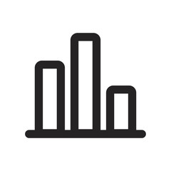 Chart vector icon