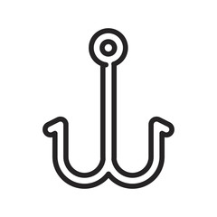 Hook vector icon
