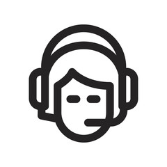 Call center vector icon