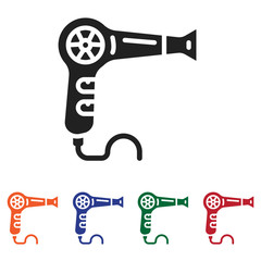 Hairdryer vector icon