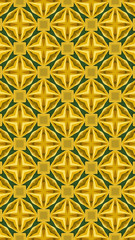 Ornate geometric pattern and abstract colored background