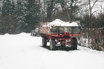 Obraz premium Alter Mistanhänger