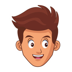 young man cartoon