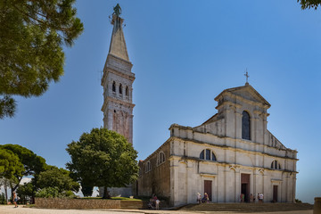 Fototapeta na wymiar Kirche der heiligen Euphemia in Rovinj