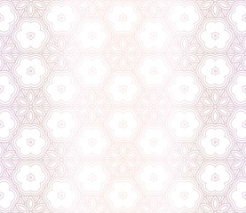 Decorative Ornament With Seamless Geometric Decoration. Symmetric Pattern . For Print Bandanna, Shawl, Tablecloth, Fabric Fashion, Scarf, Design. Vector